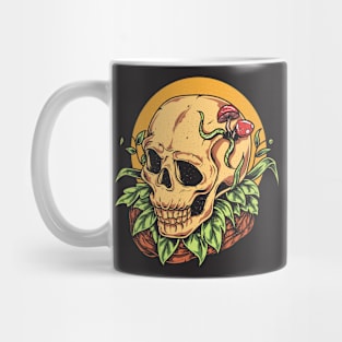 A Waiting Skull Mug